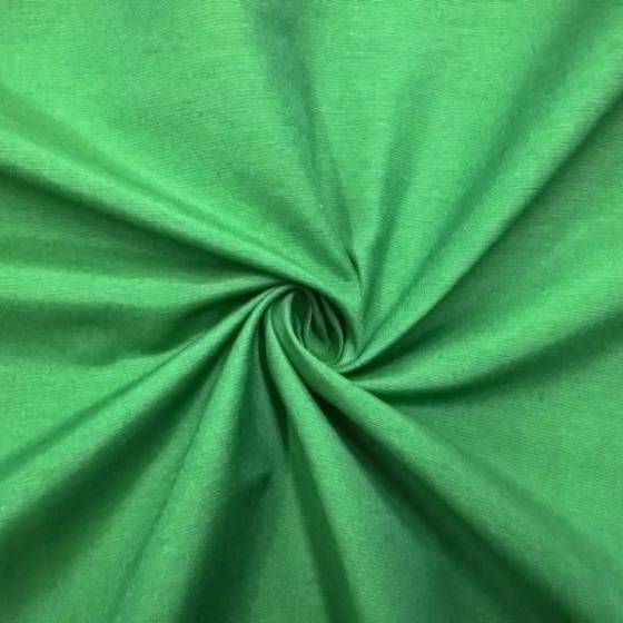 Tessuto per arredo in cotone panama - verde